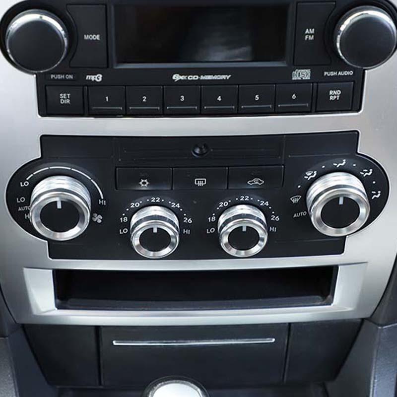 Klimaanlagenschalter Zierring Knopf Dekoration Abdeckung Für Dodge Charger Für Chrysler 300C Für Jeep Grand Cherokee Zubehör