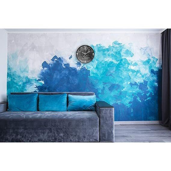 Home/Kitchen/Living Room/Bedroom/Office Designer Analogue Plastic Round Wall Clock with Glass