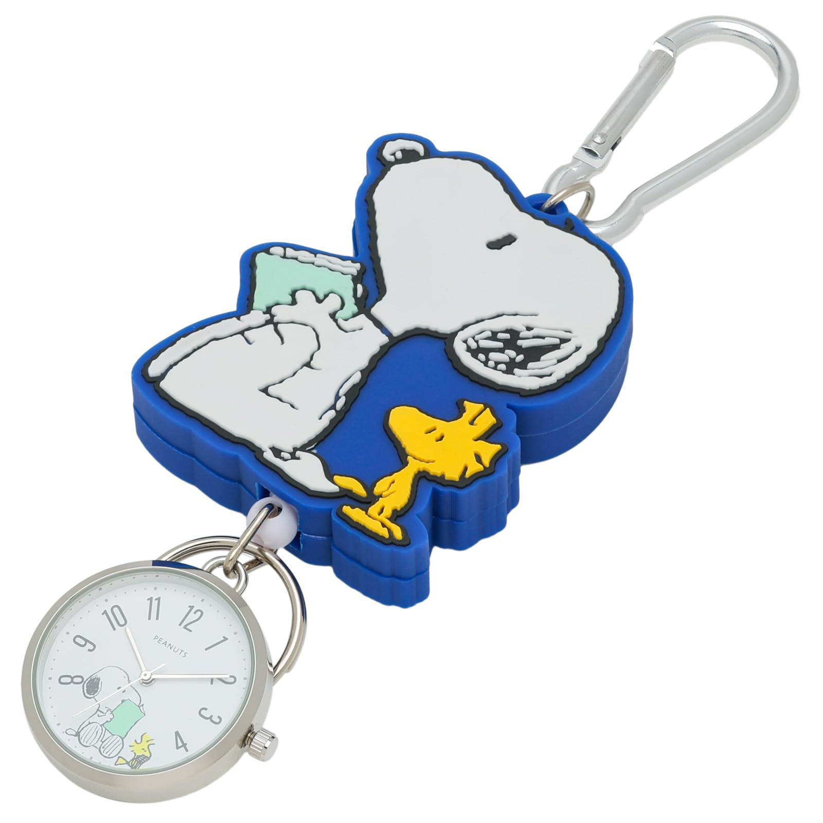 

Pocket Watch Snoopy Analog Rubber Reel KC Watch G Navy [Perfect World] Women s PNT042-5