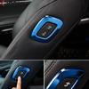 Car Copilot Seat Adjust Switch Button Cover Trim For Toyota Camry 70 2018- /Avalon - Steel Interior Accessories