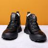 Fashion Genuine Leather Men Boots Winter Natural Cow Leather 2024 Warm Comfortable Non-Slip Men'S Winter Boots Zapatos De Hombre