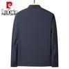 Pierre Cardin Men's Stand-Collar Business Casual Jacket