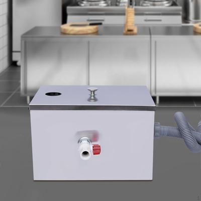 Under Sink Waste Water Filter Separator with Top Inlet, Commercial Grease Trap for Factory,