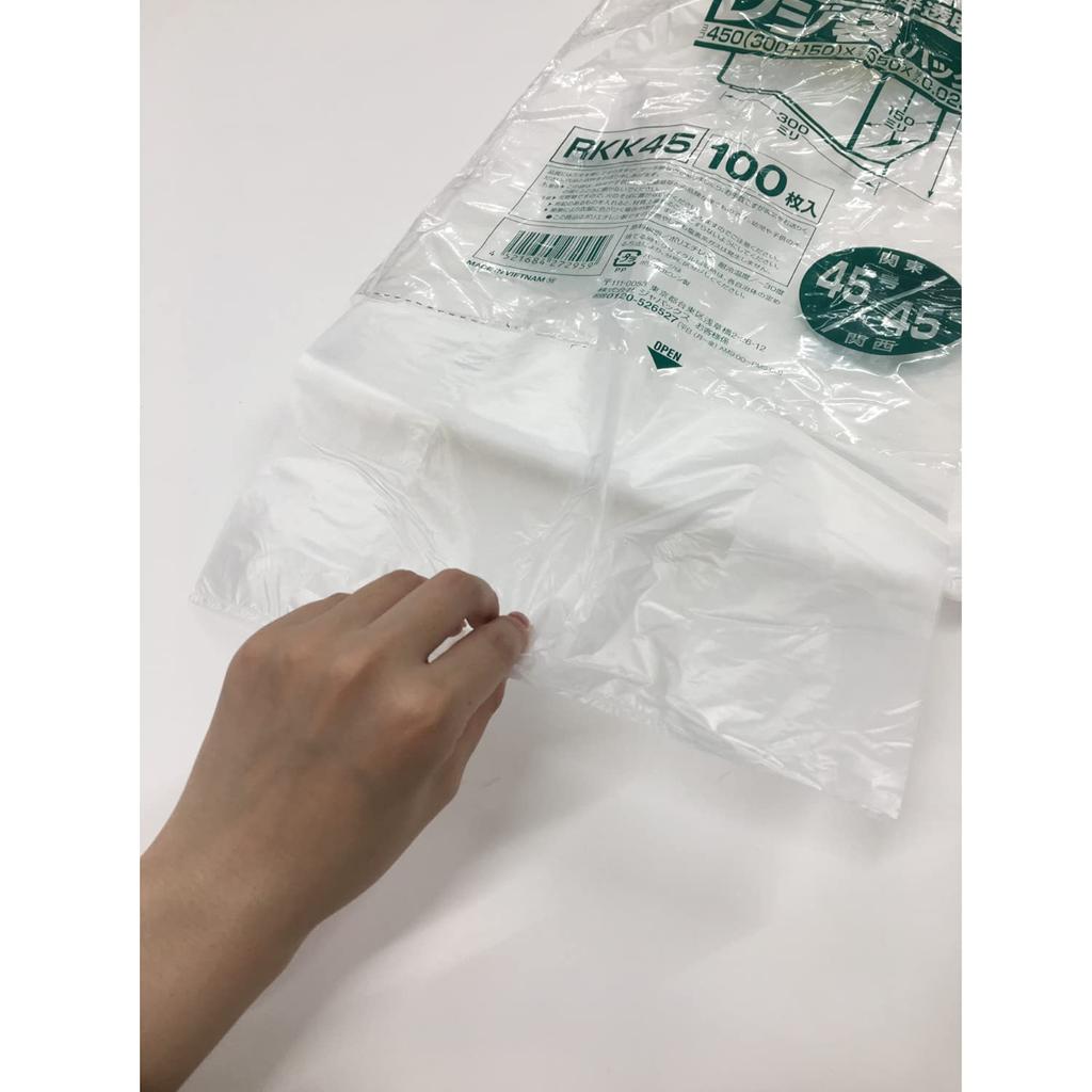 Japax Plastiktüten 45 Japan 100 Stück Ungefärbt Durchscheinend Nein. (West Nein. 45) 0,023 mm