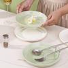 Französisches Tafelgeschirr und Geschirrset, Keramik-Reisschüssel, Neue hochwertige Nudelschüssel-Platte, Gemüseteller, Weißes Porzellan