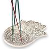Incense Holder Hamsa Polished Aluminium Large