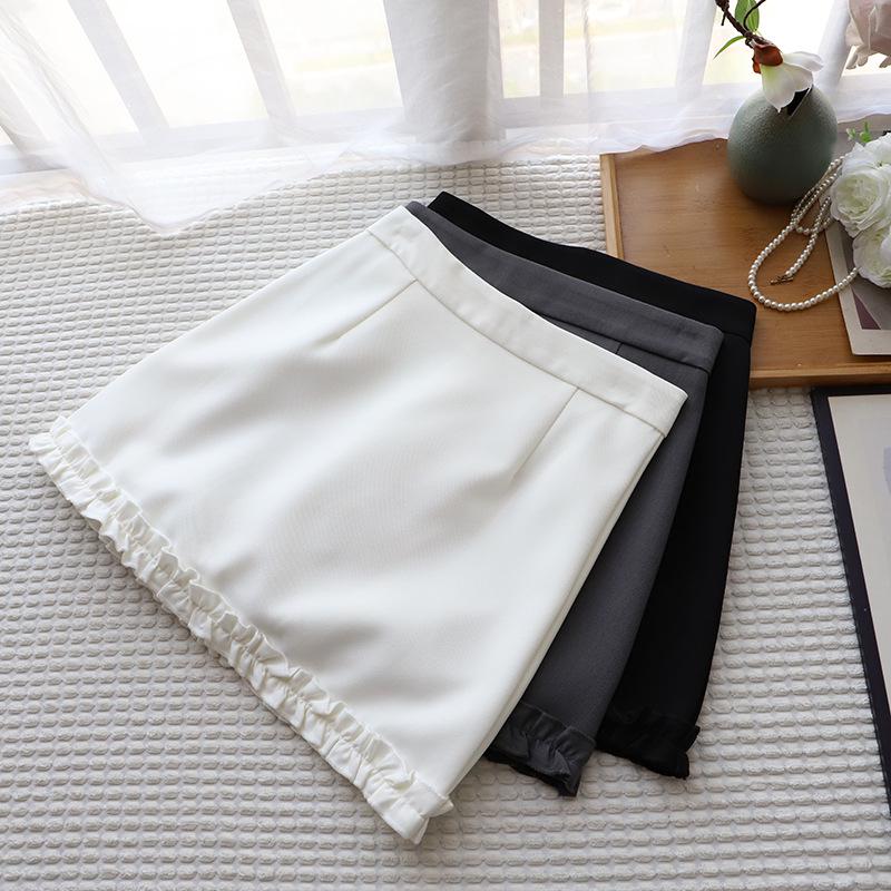 2025 Spring/Summer Korean High Waist A-Line Skirt - Versatile, Hip-Hugging, Short Skirt for Women, Style 3673