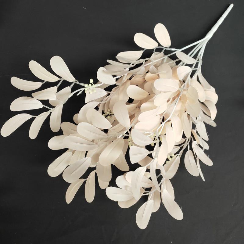 Peanut Artificial Leaf Silk Floral Bouquet Long Stem Wedding Decor Home Display