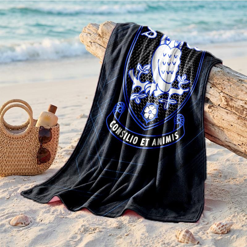 Asciugamano da Spiaggia Tema Sheffield Wednesday Morbido Asciugatura Rapida?Asciugamano Asciutto Per Vacanze Estive Al Mare Nuoto