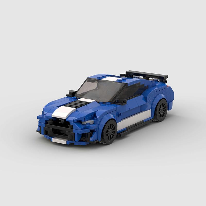 Creative MOC Car City Racing Vehicle Retro Speed Car Rally Building Blocks Bricks Ornament Toys For Kids Adults Birthday Gifts