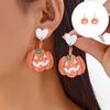 Stylish Acrylic Dangle Earrings For Costume Event Halloween Theme Accessories for Women Holiday Jewelry