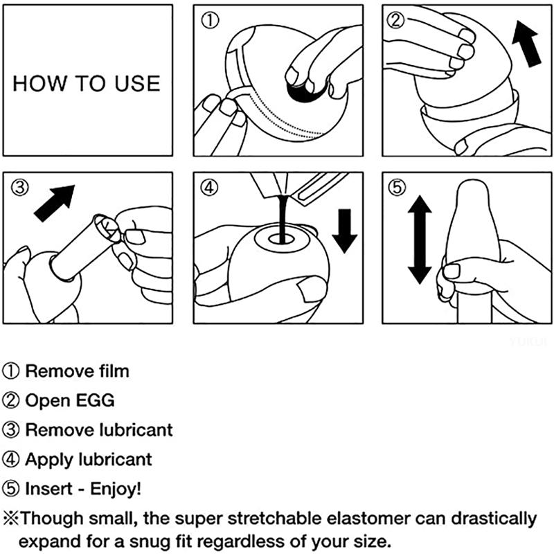 Male Masturbation Eggs Silicone Stretchable Penis Massager Stimulating Sex Toys for Men Masturbation Cup