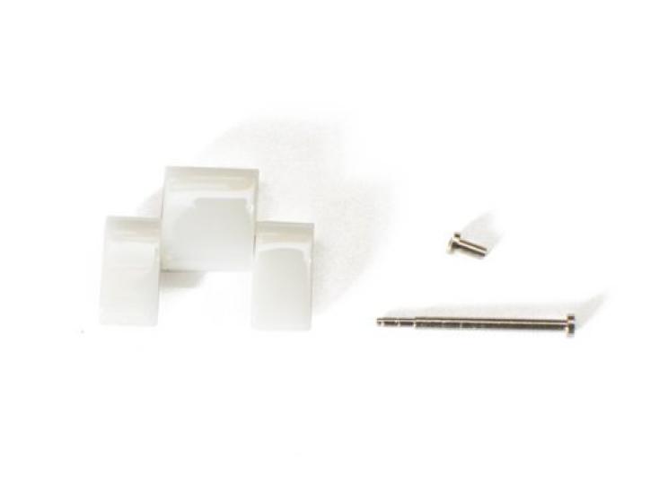 

[Import King Original] Watch Parts Compatible with J12, Men s Ceramic Links, White, Aftermarket, for 19mm Lug Width Watches