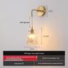 Creative Green Pumpkin Glass Wall Lamp - Wireless Charging for Living and Dining Rooms