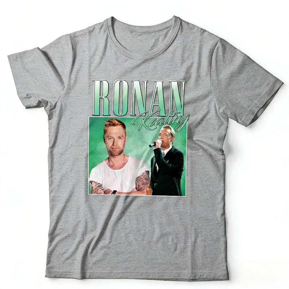 

Ronan Keating Appreciation Tshirt Unisex Homage Throwback Stag Hen Do Funny S
