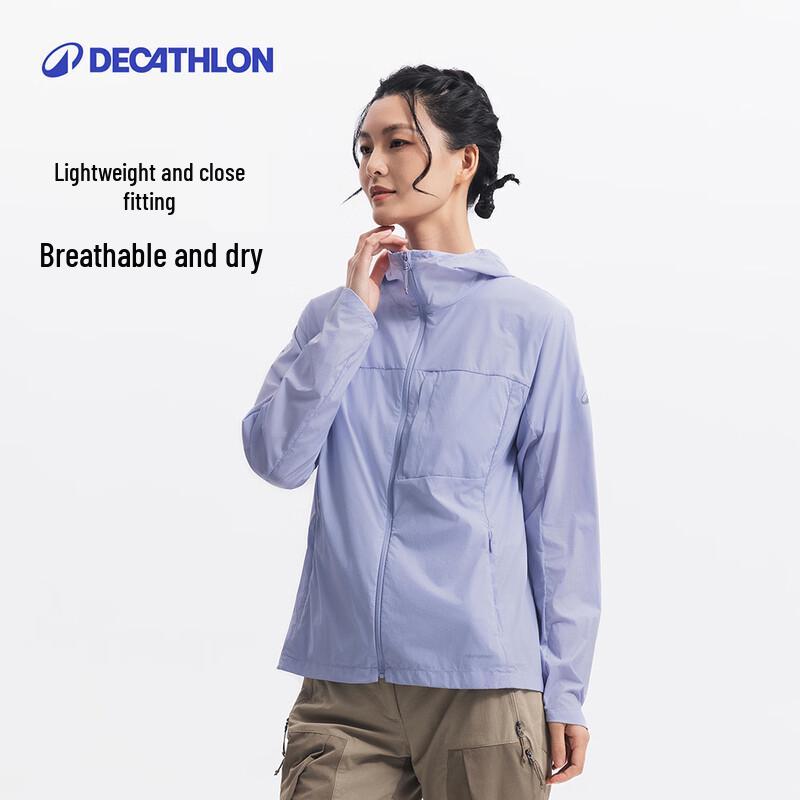 

Женская походная куртка Decathlon с защитой от солнца, приталенного кроя S