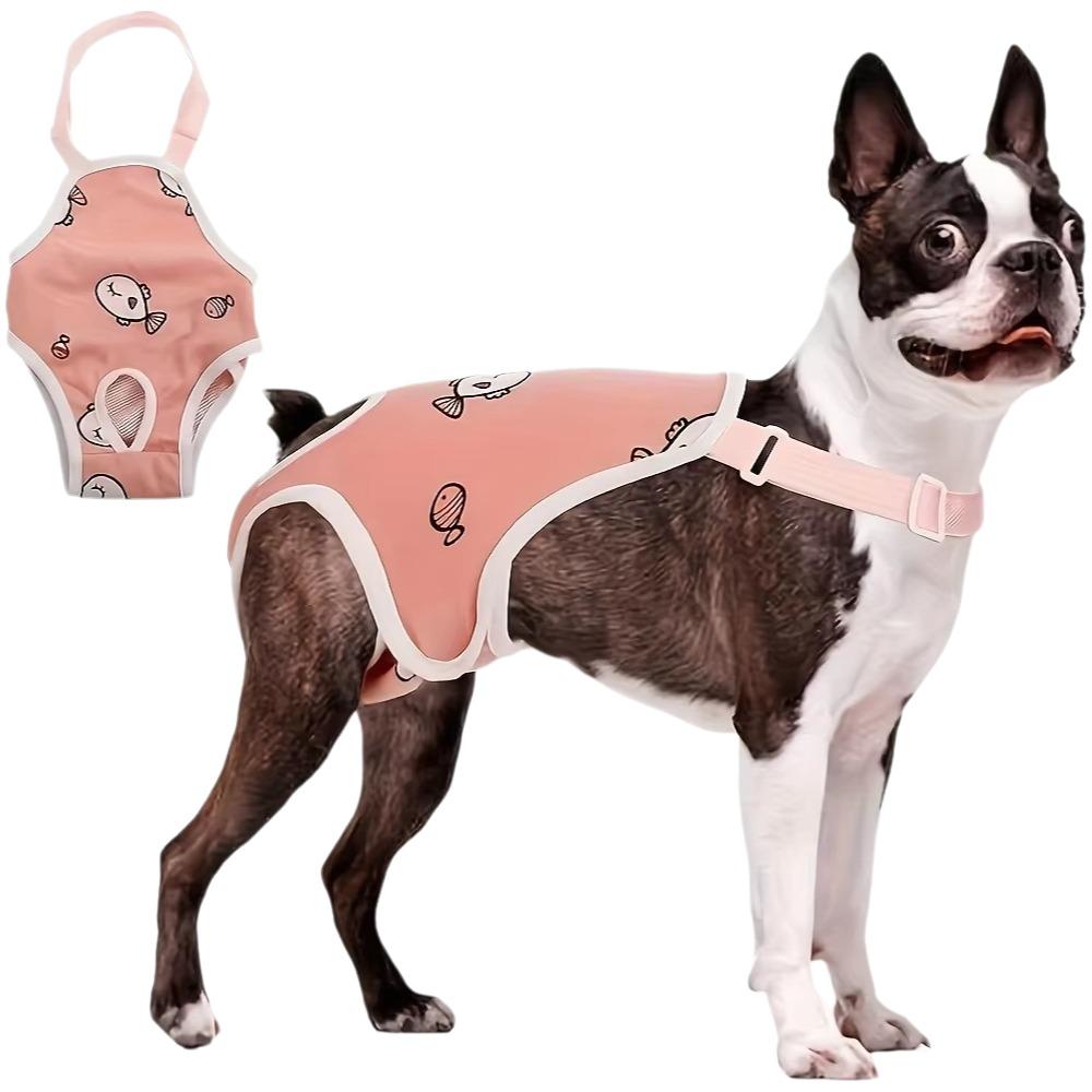 Opakovaně použitelné psí pleny Omyvatelné Prodyšné Síťované Kalhotky Přenosné Plenky pro Samce i Samice Psů