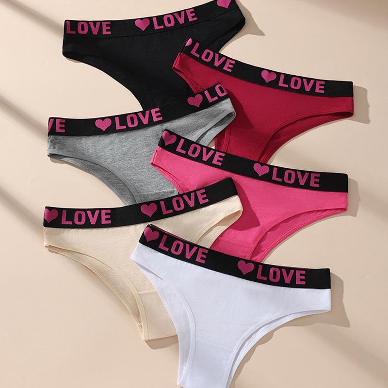 Plus Size Women's Low Waist Triangle Panties - Pure Cotton Sporty Style Underwear