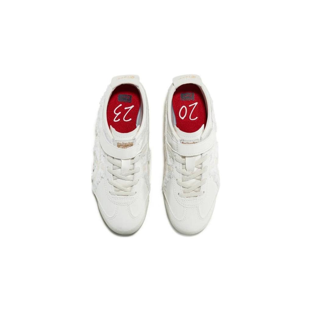 Onitsuka Tiger Mexico 66 Comfortable Versatile Non-Slip Low-Top Kids Casual Shoes Kids sneaker White 1184A206-100