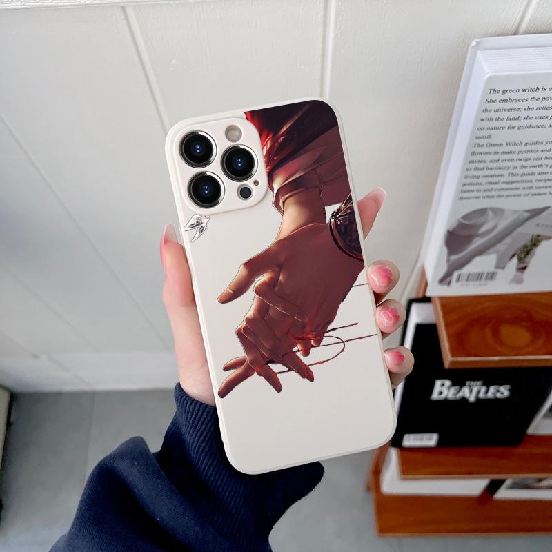 Heaven Official's Blessing Original Square Liquid Silicone Phone Case For iPhone 14 11 12 13 Pro Max X XS XR 7 8 Plus DIY Cover
