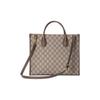 Gucci X Disney Print z Kaczorem Donaldem Duża Pojemność Płócienna i Skórzana Torba Tote Męskie Torby Tote Heban 648134-2N0AT-8679