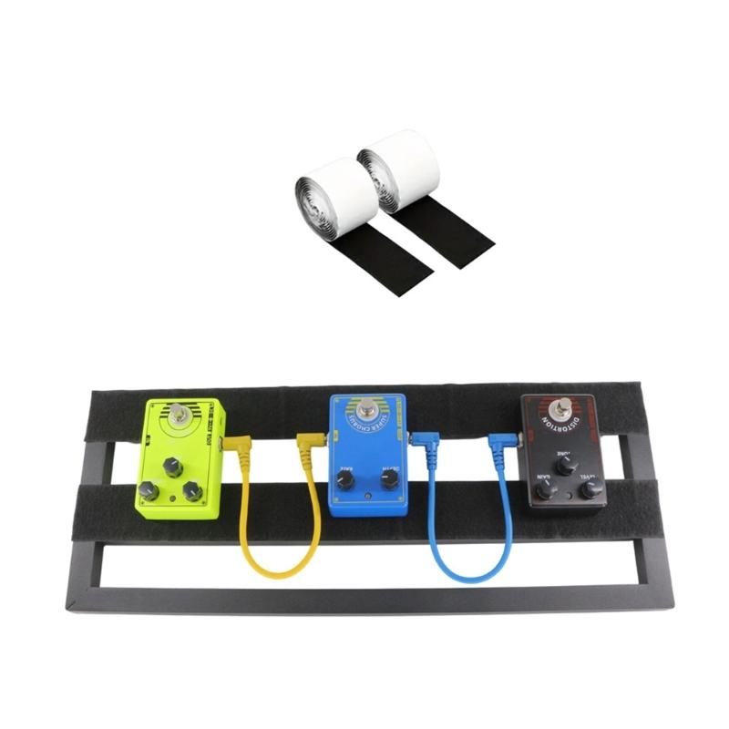 Nonslip Effect Track Board Metal Guitar Effect Pedal Board Stable Practical Effects Bracket for Musical Instrument