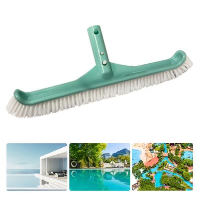 Yousheng Poolbürstenkopf Poolreinigungs-Schrubbbürste mit gebogenen Enden Poolschrubber Passend für die meisten Stangen für Fliesenböden Vinylpools Wände Böden