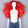 Party Luxury Scarf Feather Cosplay Designer Punk Halloween Masked Ball Carnival Feather Punk Carnival Party Apparel Accessories