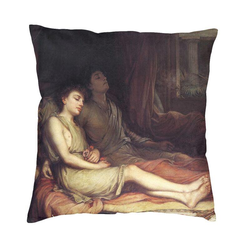John William Waterhouse The Soul Of The Rose Pillow Case 45x45cm Decor Home Vintage Oil Painting Chair Cushion Square Pillowcase