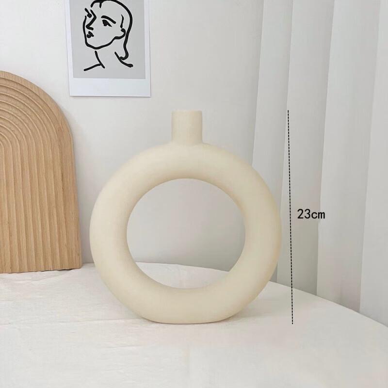 Lilang Elegant Round Ceramic Flower Vase