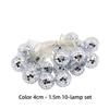 Festive Ambient String Lights Soft Glow Disco Mirror Ball String Lights  Christmas Tree