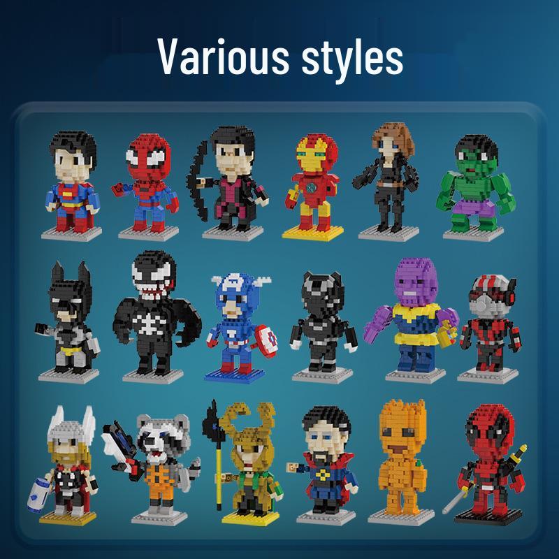 Avengers Heroes Building Block Toys - Compatible with Lego Small Pieces, Educational & Decorative.