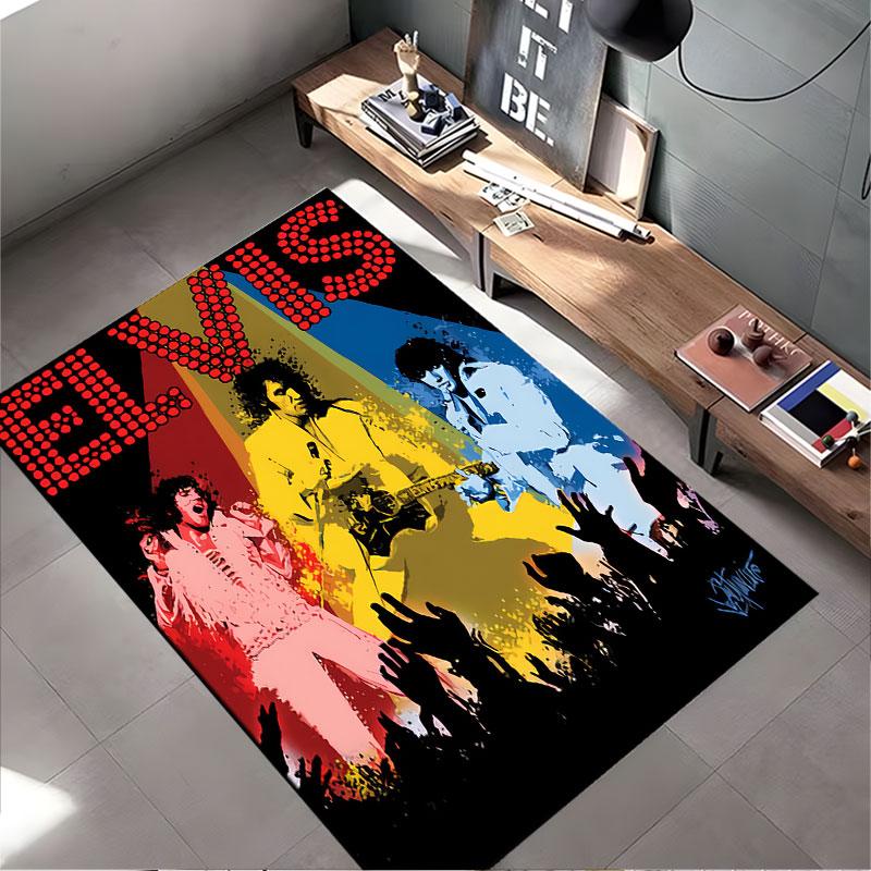 Elvis Presley Pop Art Design Suitable As a Non-slip Mat for the Living Room or Bedroom Sofa