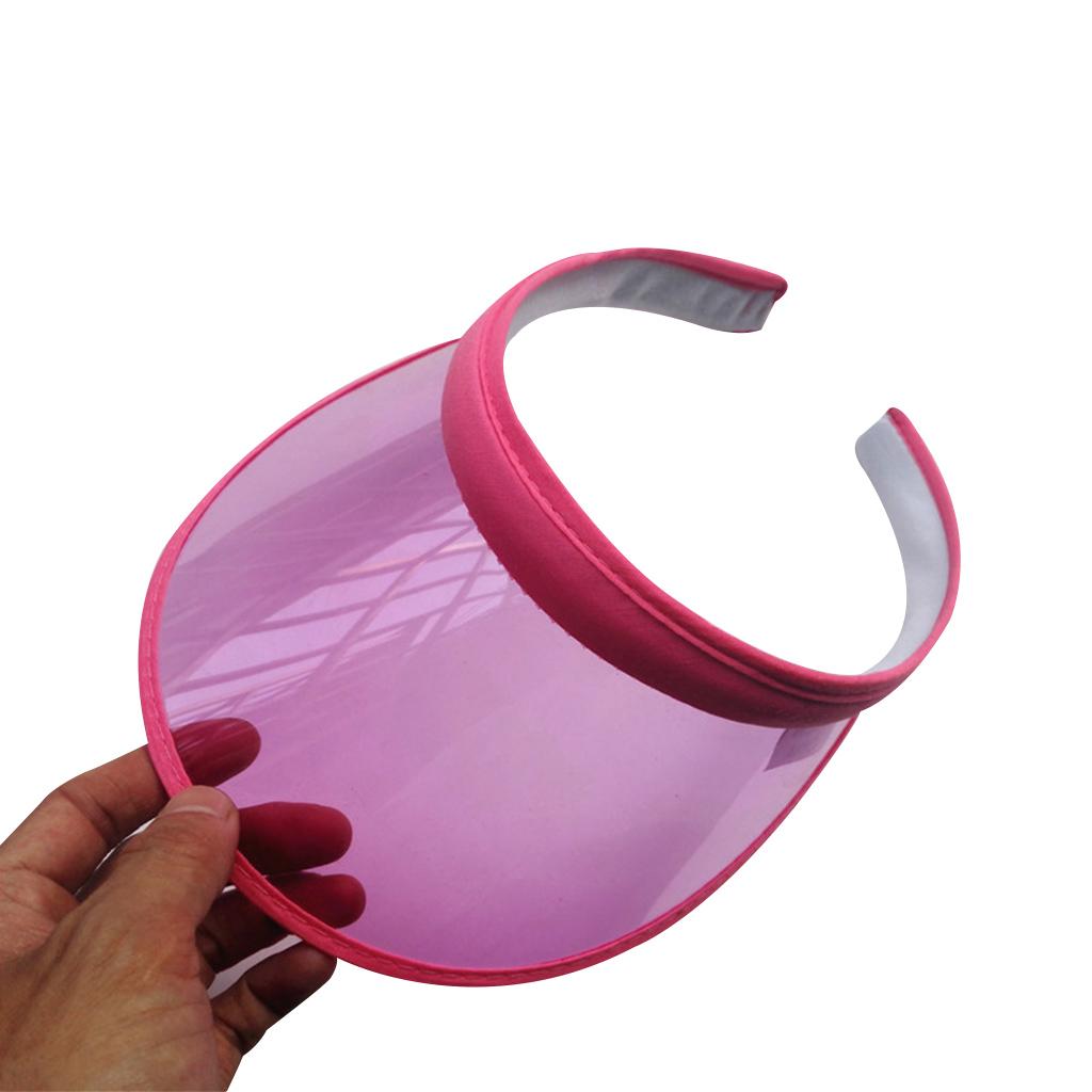 Baseball Cap Candy Color Sunscreen Outdoor Sports Clip-On Plastic for Sun Visor