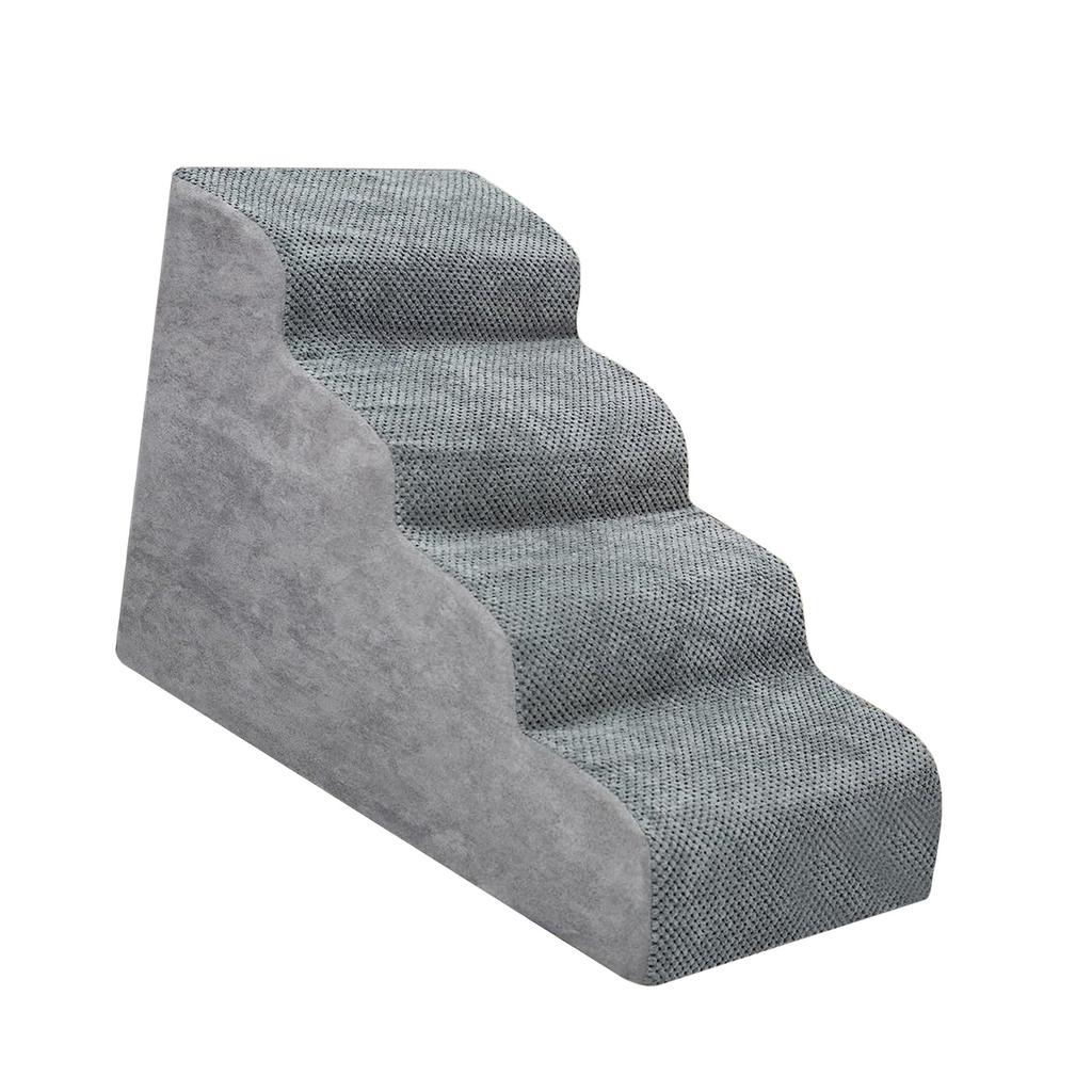 Dog Stairs Non Slip Pet Ramp Stairs Dog Ramp for Bed Pet Dog Steps 4 Tiers Training Stairs Removable and Washable