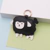 Cute Cartoon White Sheep Keychain Soft Pendant 1Pcs Fashion Key Charm for Women Backpack Daily Accessory