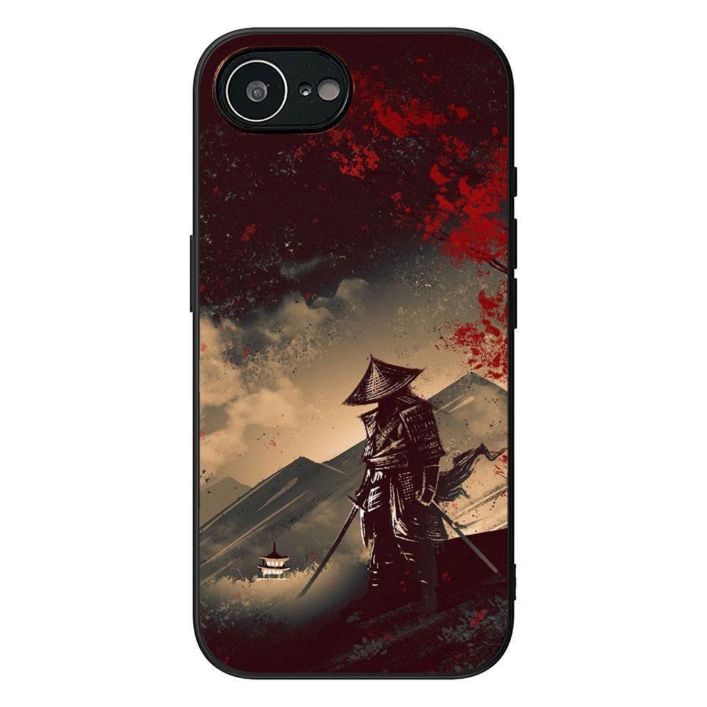 Japan Samurai Skeleton Skull Chinese Style Phone Cover for Xiaomi Redmi Note 12 11 10 Pro 10A 10C 12C 14C A4 Note12 5G Soft Case