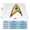 Star Treks Science Fiction TV Series Blanket Soft Warm Flannel Throw Blanket Plush for Bed Living Room Picnic Travel Home Couch