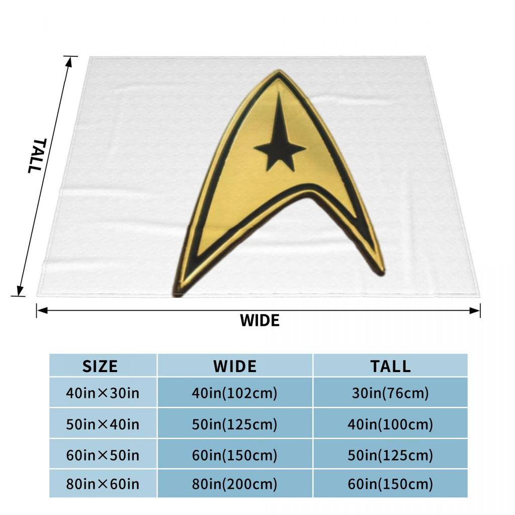 Star Treks Science Fiction TV Series Blanket Soft Warm Flannel Throw Blanket Plush for Bed Living Room Picnic Travel Home Couch