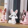 Meditationskatt Figur Harts Buddha Hårlös Katt Prydnader Sitta i Meditation Zen Katt Skulptur Heminredning Gåva till Meditationsentusiaster