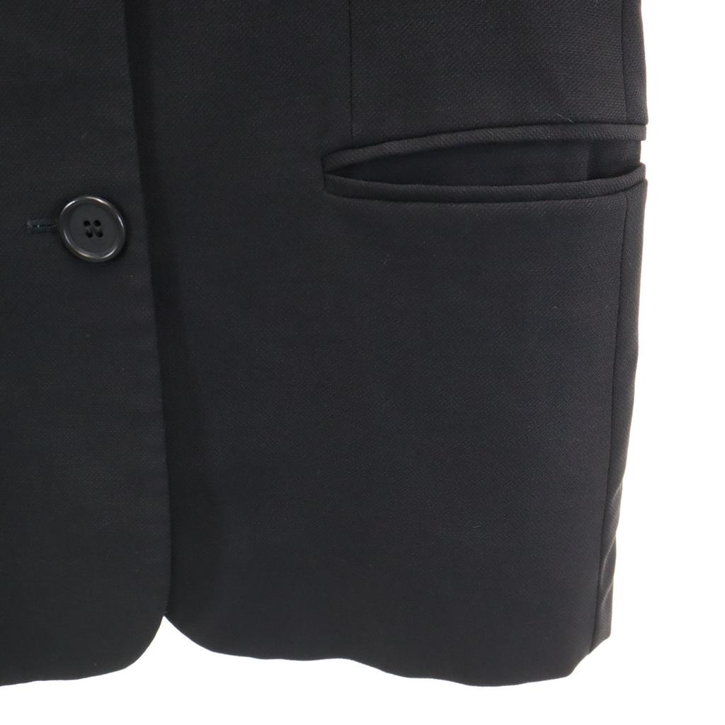 Emporio Armani 90s Italian Wool Old Pants Suit Setup 38/42 Black Women Used