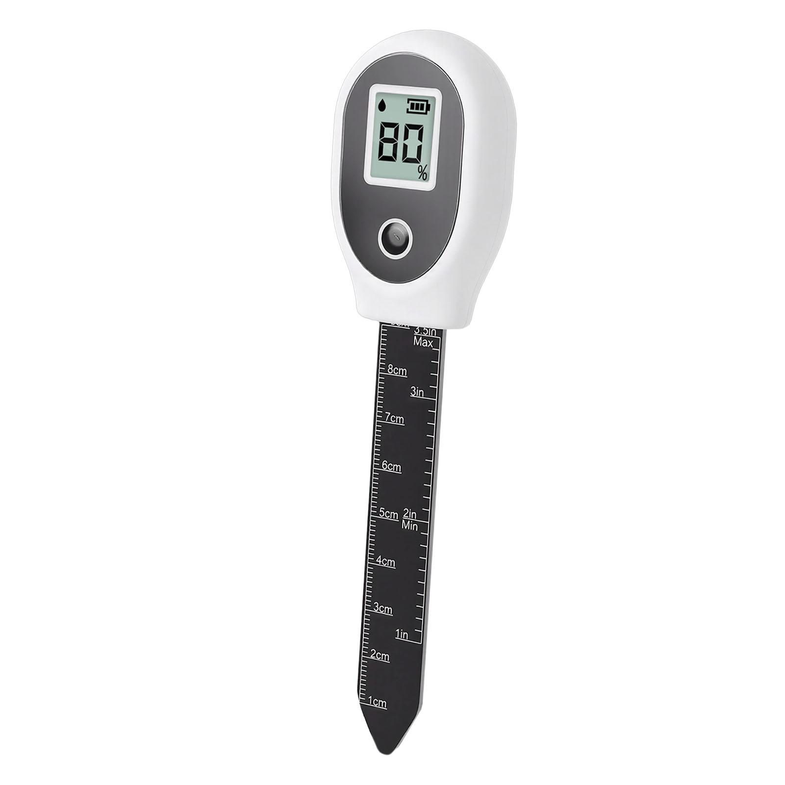 

Soil Meter Backlit LCD Digital Display Soil Humidity Tester with 91.4mm Probe for Garden Lawn Greenhouse