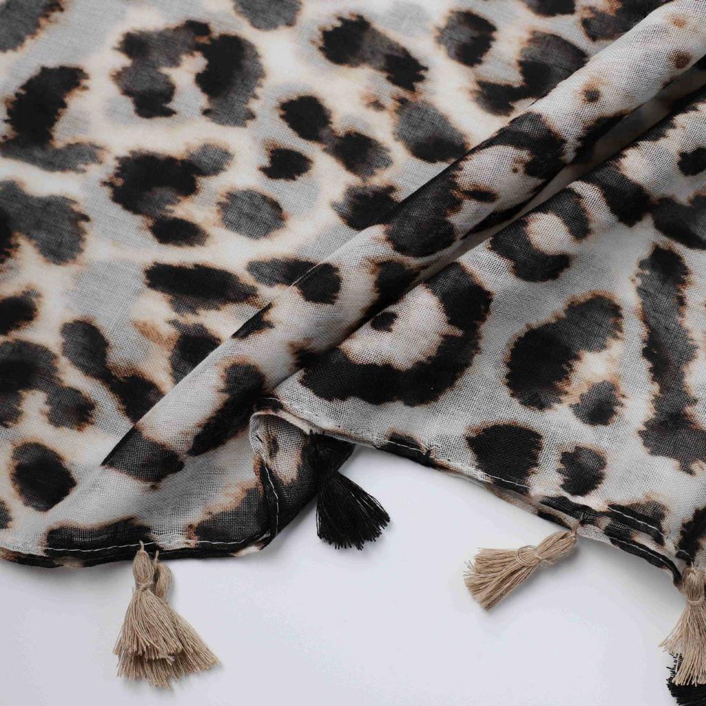 2024 Wiosna i Jesień Zima Nowy Bawełna I Konopie Długi Cienki Szalik Podróż Uniwersalny Krem Przeciwsłoneczny Ciepły Szal Dla Kobiet