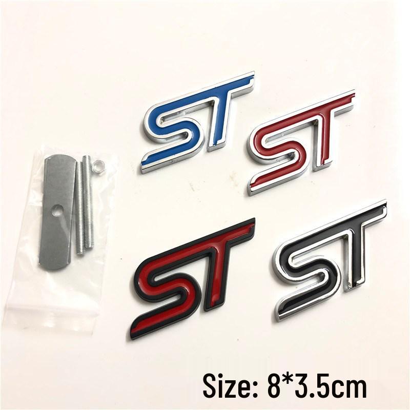 Ford Mondeo/Focus/Fiesta Sport ST Car Emblem Metal Grille & Rear Sticker