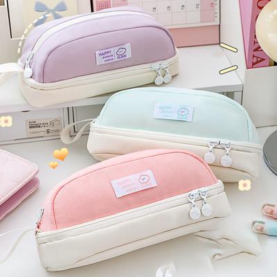 1PC Multifunctional Pencil Case For Student Exam Specific Bag Children's Pencil Bag Double-layer Large Capacity Stationery Box