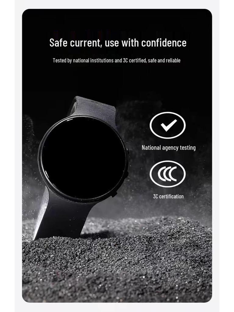 Vibrating Smart Wake-Up Bracelet: Silent Alarm with Pulse Shock for Students