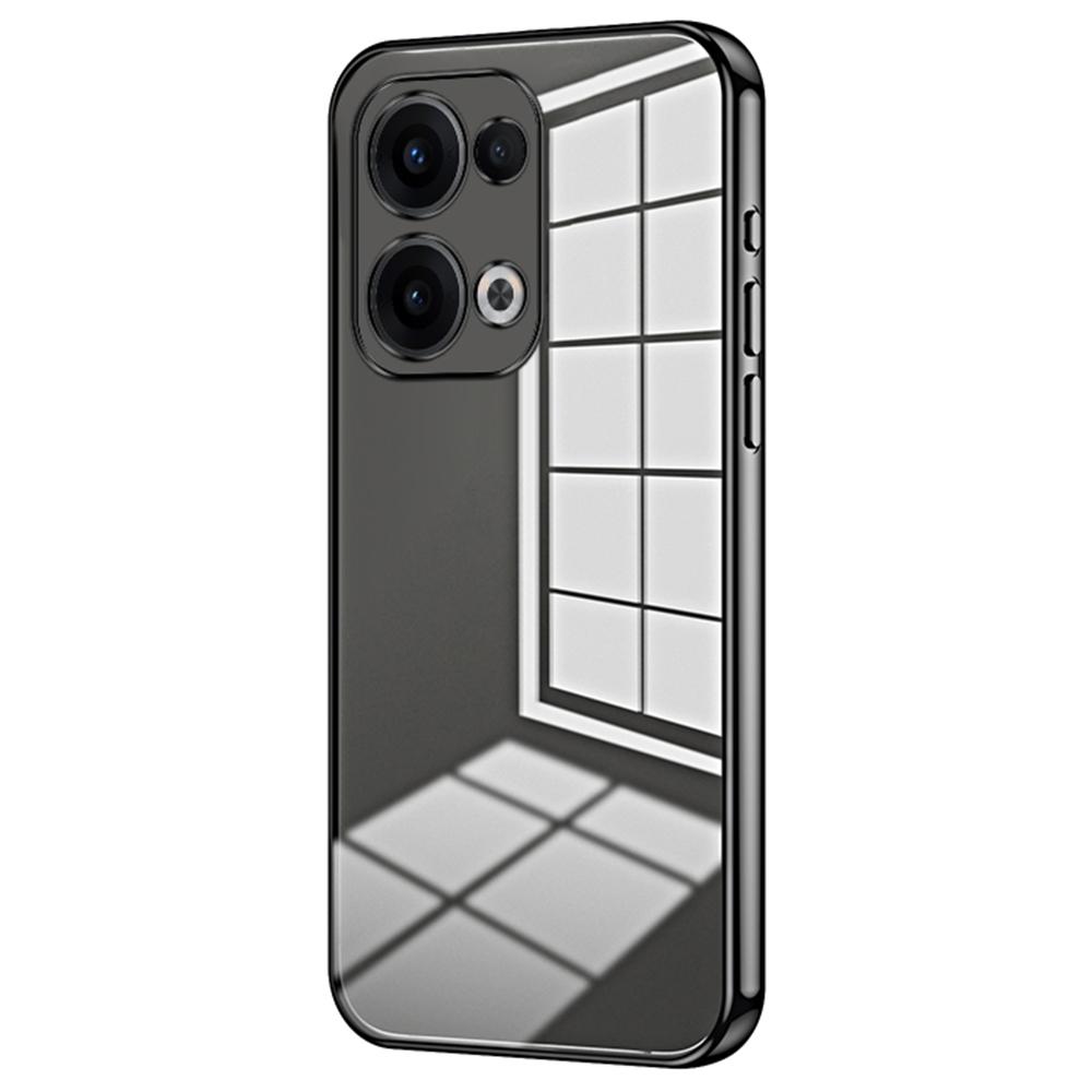 Pour Oppo Reno13 5G (Global) Coque Cadre Électroplaqué Housse de Téléphone en TPU Souple