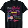 I'm A Spoiled Veteran's Wife It's My Husband's Fault Gift Unisex T-Shirt