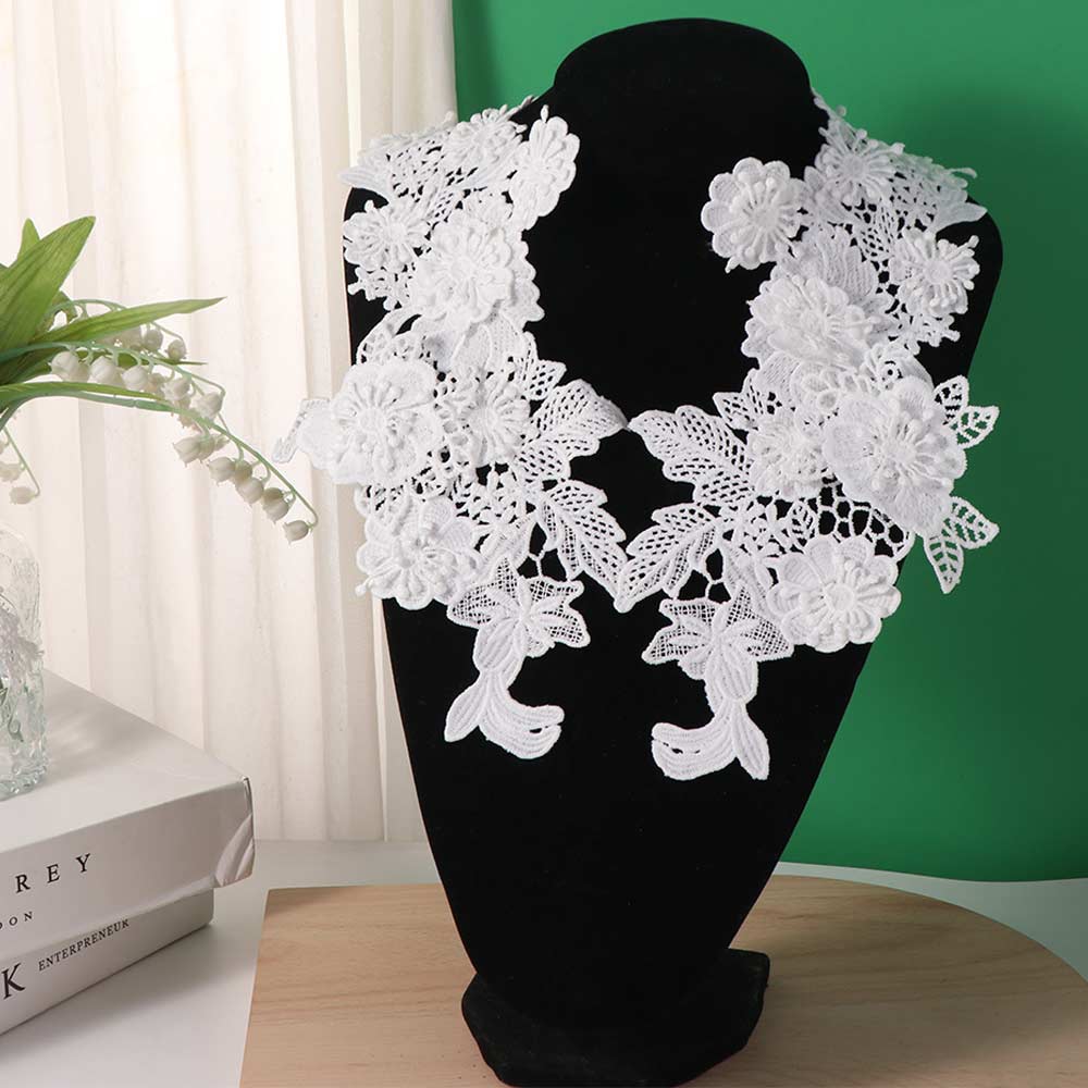 Fashion Sew On Patches Handmade Embroidery Appliques Flower Decorations Patches  Bridal Wear