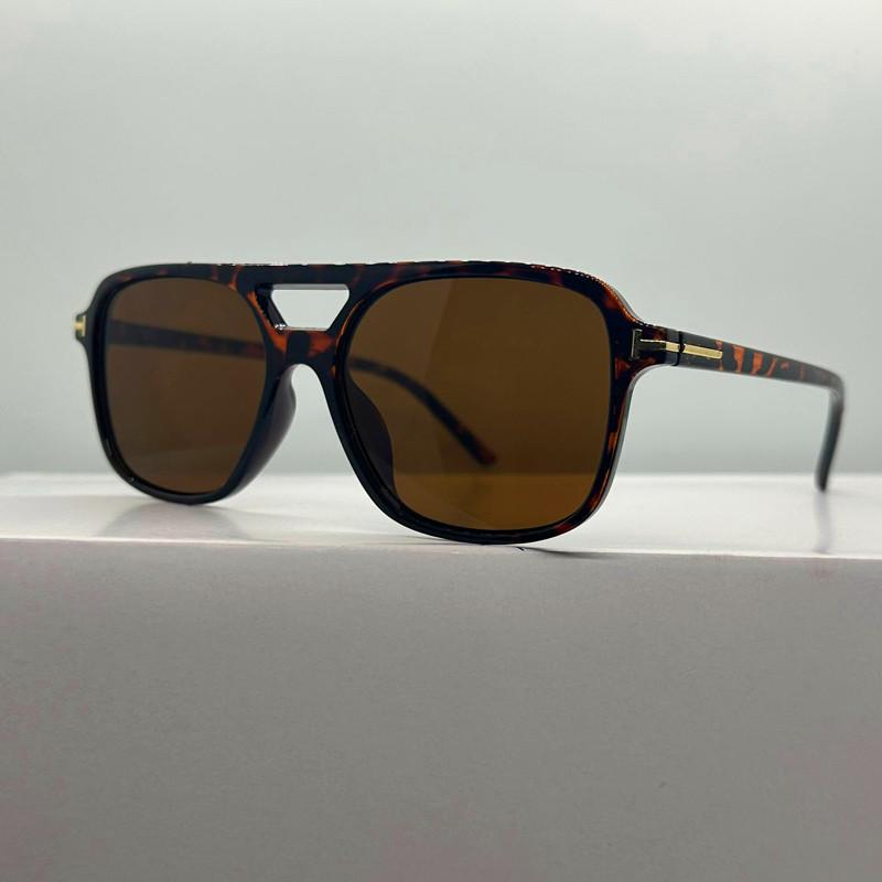 

Retro Double Bridge Square Sunglasses UV400 Multicolor Fashion Eyewear Trending Yellow/Blue Sun Glasses for Women And Men